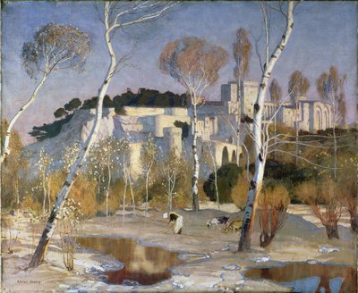 Il Palazzo dei Papi, Avignone da Adrian Scott Stokes